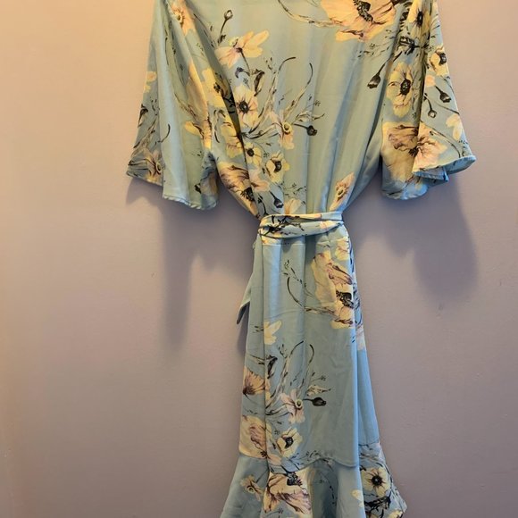 Dex Short-Sleeved Wrap Sun Dress - Picture 2 of 2